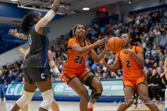 NEW YORK, NEW YORK — FEBRUARY 13:  at Levien Gymnasium on February 13, 2026, in New York, New York.  (Dale Horton/A Lot of Sports Talk)