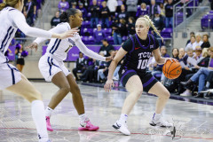 FORT WORTH, TX — 10th ranked TCU Horned Frogs Women’s Basketball defeated 17th ranked West Virginia Mountaineers at Schollmaier Arena.