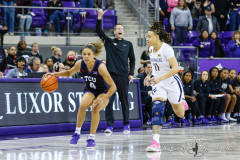 FORT WORTH, TX — 10th ranked TCU Horned Frogs Women’s Basketball defeated 17th ranked West Virginia Mountaineers at Schollmaier Arena.