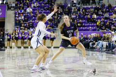 FORT WORTH, TX — 10th ranked TCU Horned Frogs Women’s Basketball defeated 17th ranked West Virginia Mountaineers at Schollmaier Arena.