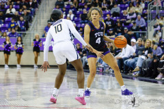 FORT WORTH, TX — 10th ranked TCU Horned Frogs Women’s Basketball defeated 17th ranked West Virginia Mountaineers at Schollmaier Arena.