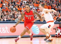 Harrison and the rest of the Johnnies have the talent to finish higher than the fifth-place finish predicted by the coaches. (Nate Shron/Getty Images)