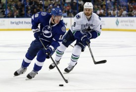 Three years after being the fourth-to-last pick in the 2011 Draft, Palat finished his rookie year with a plus/minus of +32, seventh in the league. (Mike Carlson/Getty Images)