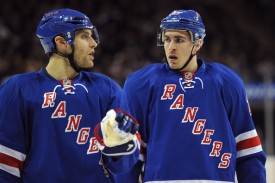 Along with the responsibility of going against the opponent's top lines, Girardi (l.) and McDonagh (r.) are key offensive threats from the blue line. (Maddie Meyer/Getty Images)