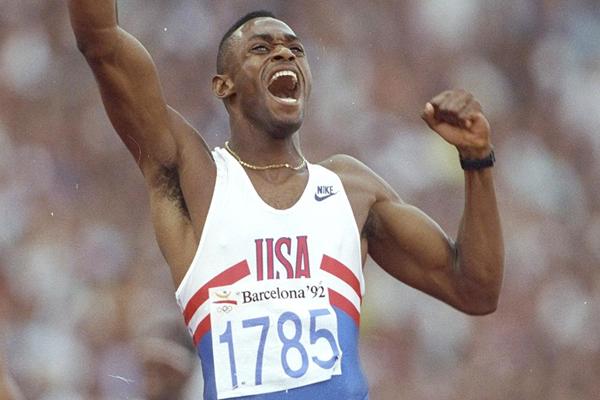 In a star-studded field at the final of the 400 meter hurdles, Kevin Young won gold in the 1992 Summer Olympics in Barcelona, becoming the first man to ever run the discipline in under 47 seconds in the process. (IAAF.org)