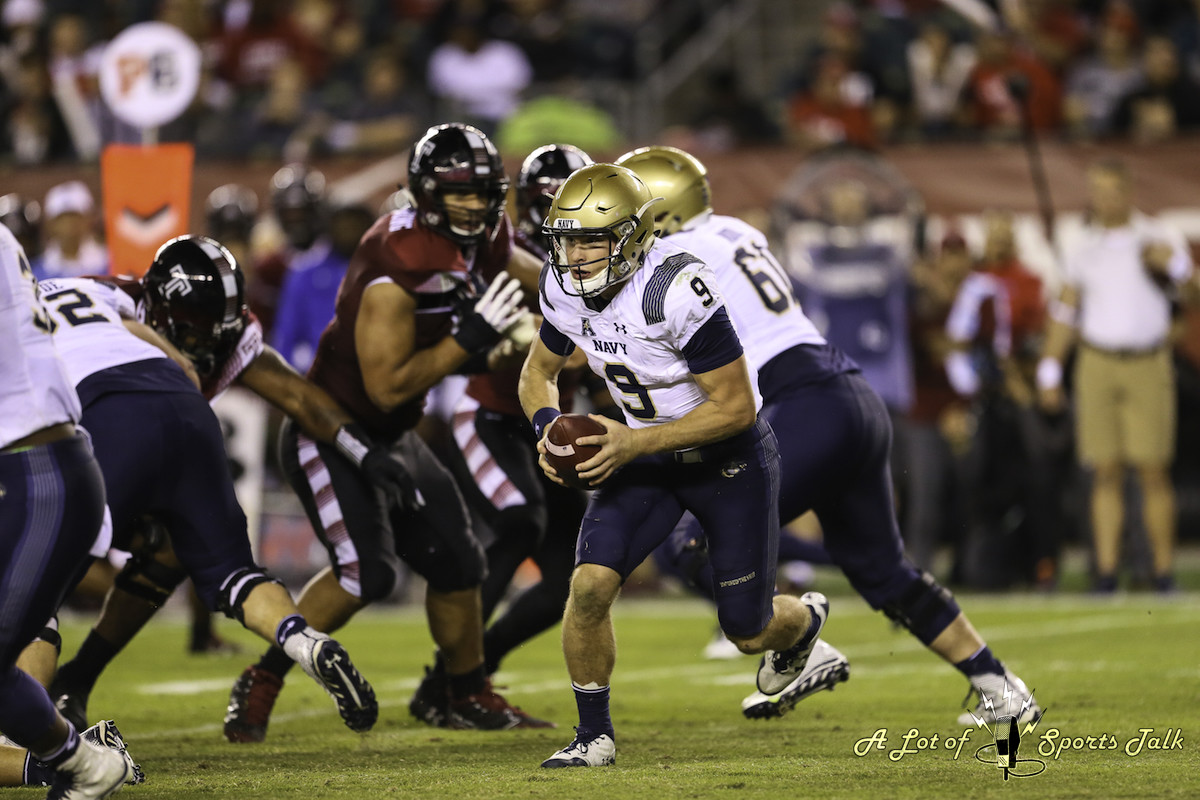 NCAAFB: Navy at Temple (11.02.17)
