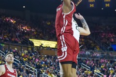 ANN ARBOR, MICHIGAN - FEBRUARY 27: A college basketball game between the Michigan Wolverines and the Wisconsin Badgers at Crisler Arena on February 27, 2020 in Ann Arbor, Michigan. The Wisconsin Badgers won the game 81-74. (Photo by Aaron J. / A lot of Sports Talk)