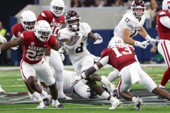 ARLINGTON, TX - SEPTEMBER 30: Texas A&M and Arkansas play in the Southwest Classic at AT&T Stadium in Arlington, TX. (Photo by Ross James/ALOST)