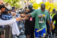 Draymond Green- Warriors Championship Parade in San Francisco, California on June 20, 2022. (Photo by Chris Tuite)