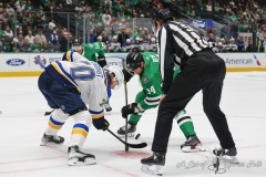 DALLAS, TX — OCTOBER 5: The St. Louis Blues take on the Dallas Stars in preseason NHL action (Photo by Ross James/ALOST)